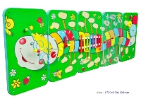 Happy Caterpillar Wall Panel